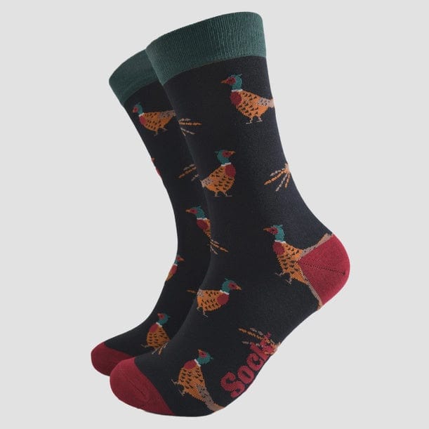 Sock Talk Accessories Sock Talk Bamboo Pheasants Socks MENS