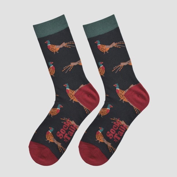 Sock Talk Accessories Sock Talk Bamboo Pheasants Socks MENS