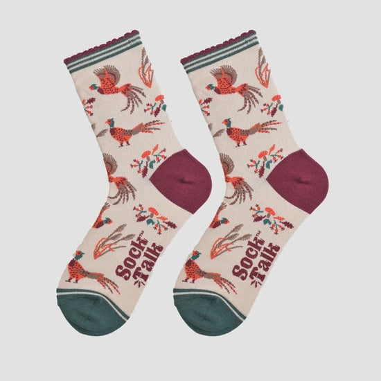 Sock Talk Accessories Sock Talk Women's Bamboo Pheasant Socks