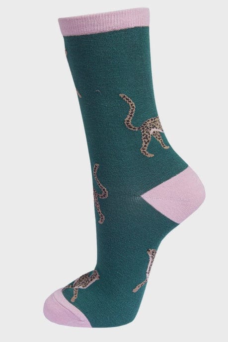 Sock Talk Accessories Sock Talk Women's Leopard Bamboo Socks