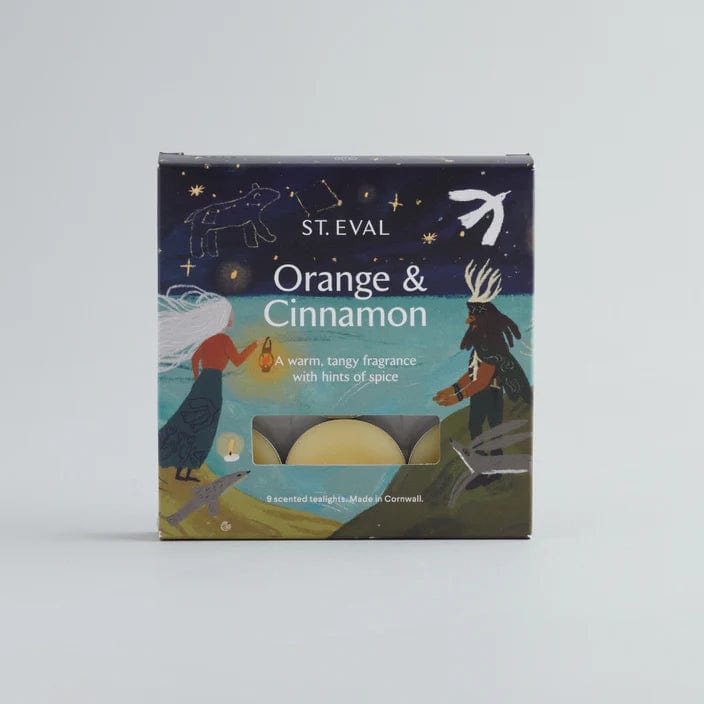 St Eval Homewares St Eval Christmas Orange & Cinnamon Tealight Candles