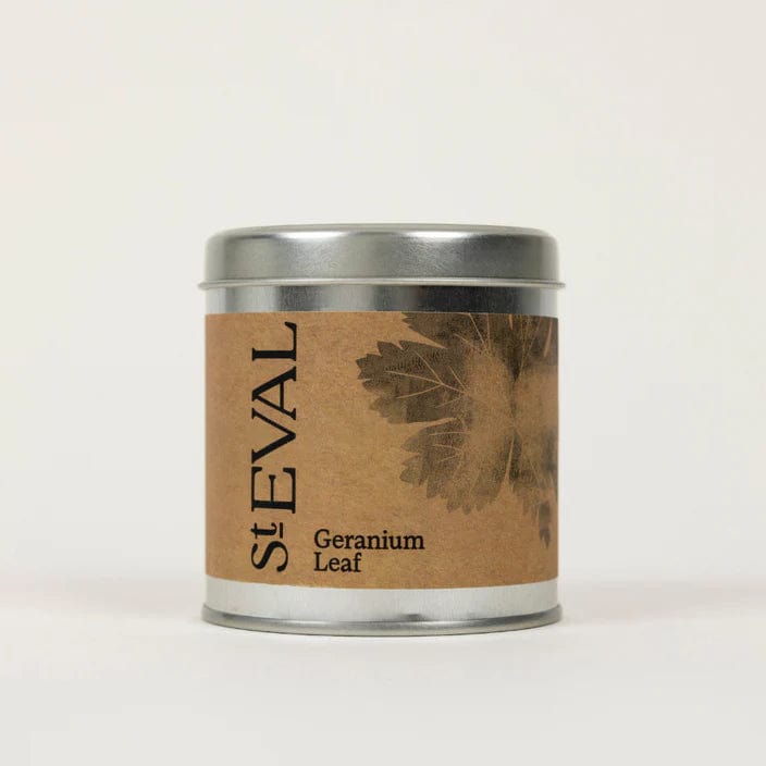 St Eval Homewares St Eval Geranium Leaf Scented Tin Candle