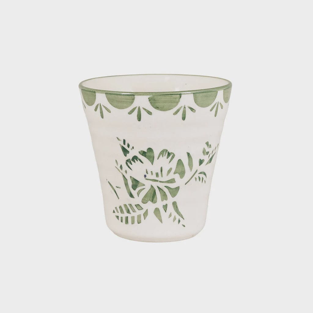 Stromshaga Homewares Stromshaga Latte Mug Marion Flower Green