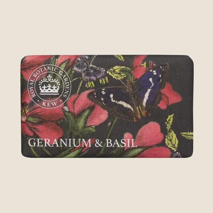 The English Soap Company Homewares Kew Gardens Geranium & Basil Soap