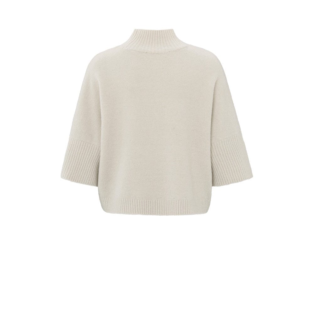 YAYA Fashion Yaya Soft Sweater High Neck & 3/4 Sleeves