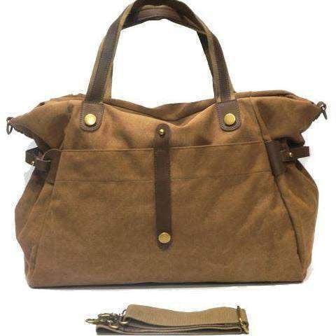 Zede Accessories Zede Saint-Lazare - Weekend Travel Sports Bag - Camel