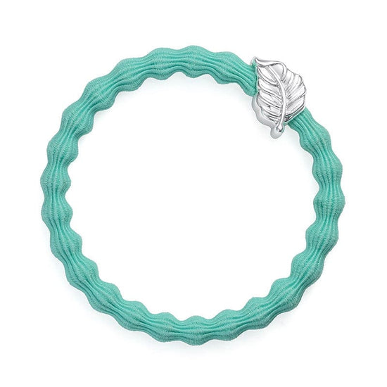 By Eloise Accessories By Eloise Bangle Band | Silver Leaf | Turquoise