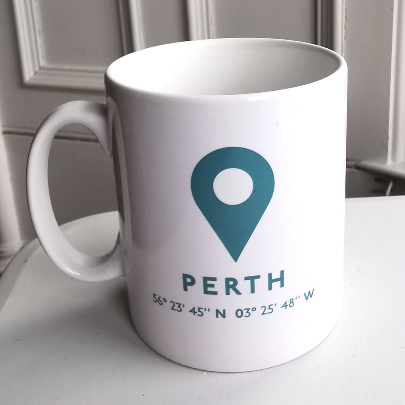 Default Perth Scotland Geographic Coordinates Mug
