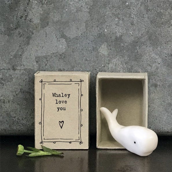 East of India Homewares East of India Matchbox Whale