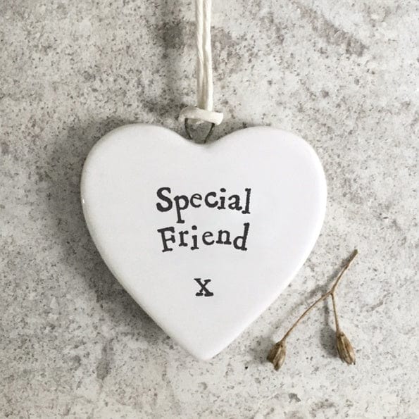 East of India Homewares East of India Porcelain heart-Special friend