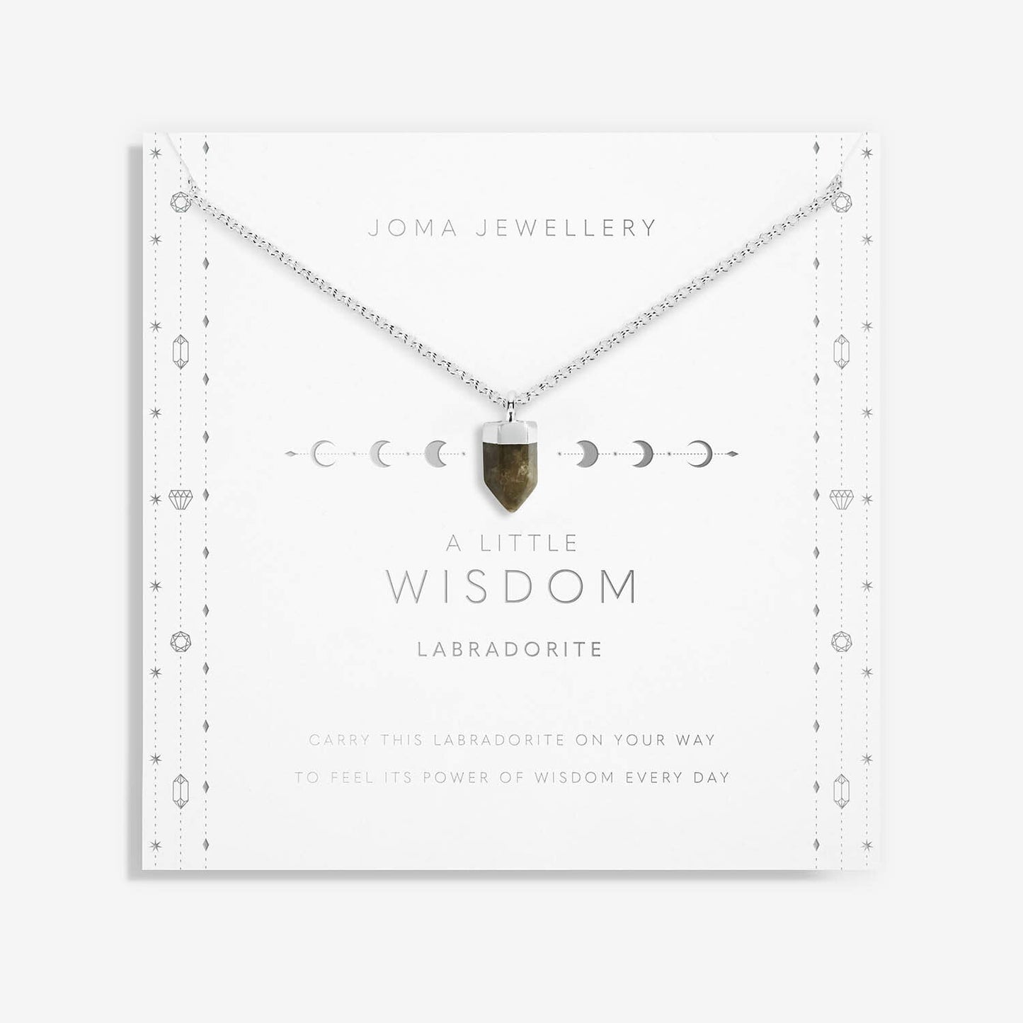 Joma Jewellery Jewellery Joma Affirmation Crystal Wisdom Necklace