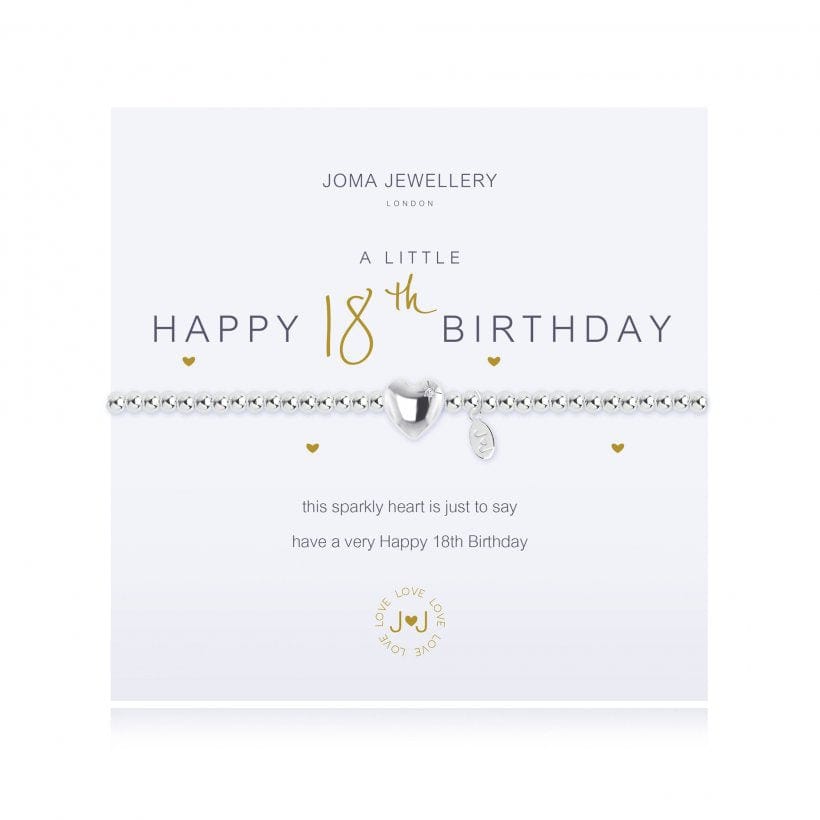 Joma Jewellery jewellery Joma Jewellery A Little Happy 18th Birthday Bracelet