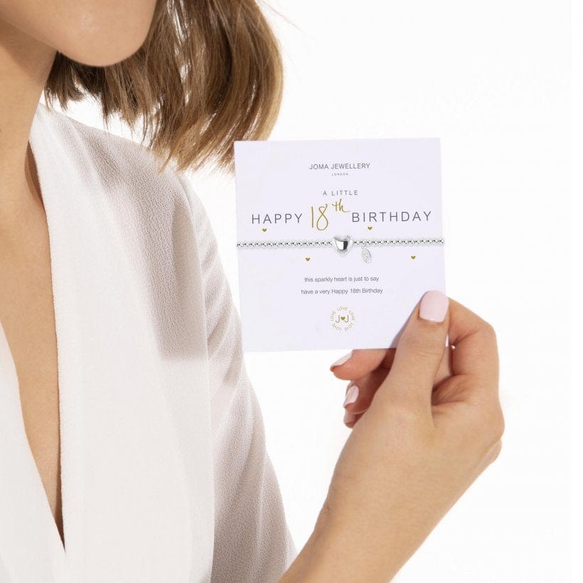 Joma Jewellery jewellery Joma Jewellery A Little Happy 18th Birthday Bracelet