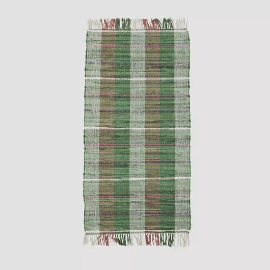 Madam Stoltz Homewares Madam Stoltz Handwoven Cotton Runner