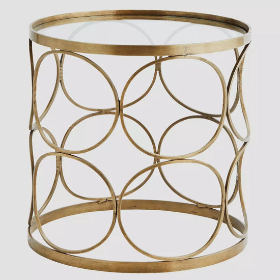 Madam Stoltz Homewares Madam Stoltz Iron Brass Coffee Table