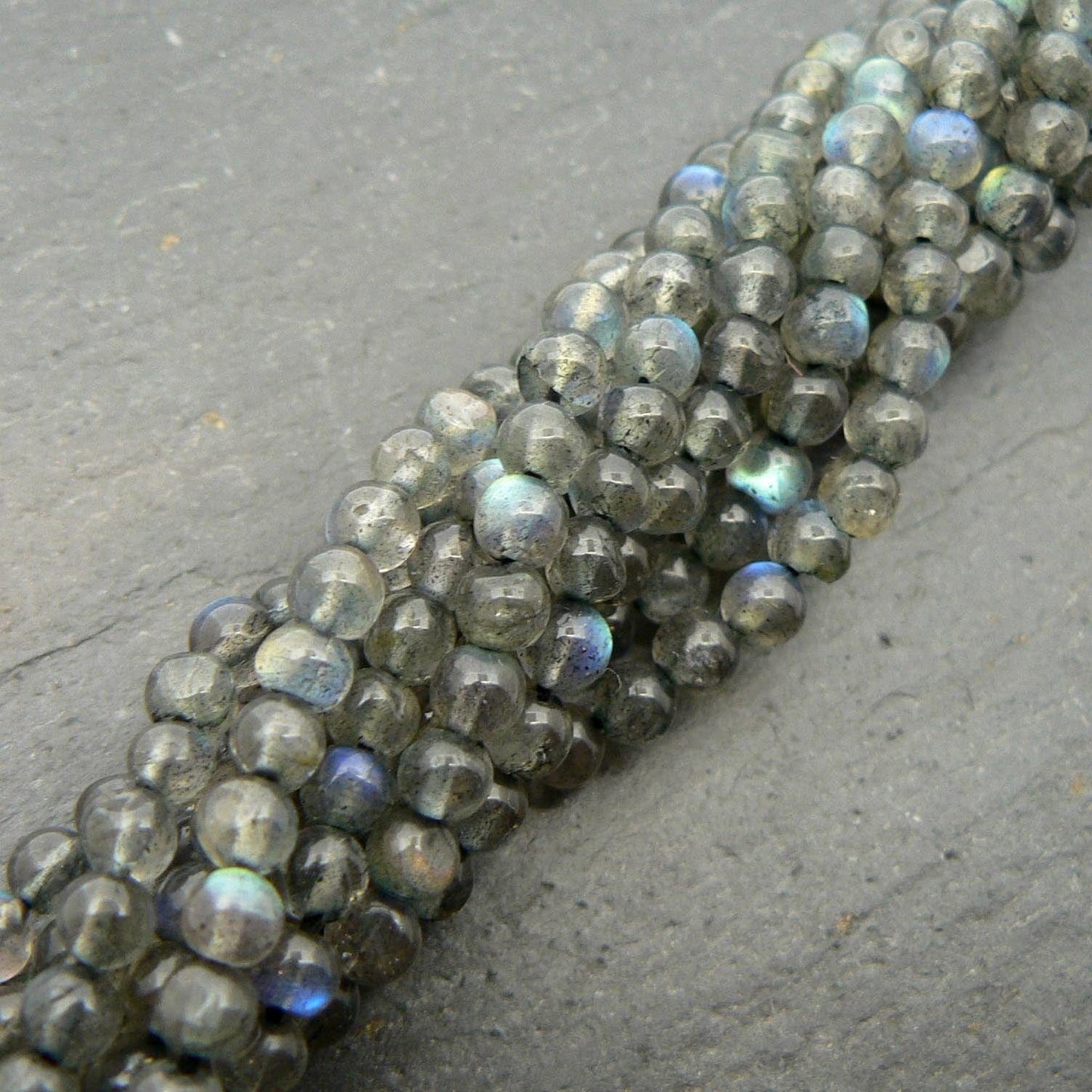 Precious Sparkle Beads Labradorite 3mm Round Beads 15